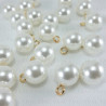 Pearl button 10mm/144pcs 3850