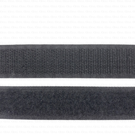 White and black hook-and-loop tape 16, 20, 25, 30, 38 mm / 25 m 3853