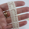 Cotton lace 18mm / 20 yards ecru 3857