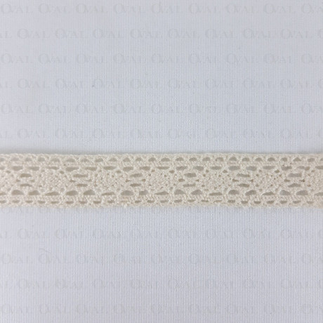 Koronka bawełniana 18mm /20 yard ecru   3857