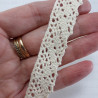 Cotton lace 16mm / 20 yards ecru 3861
