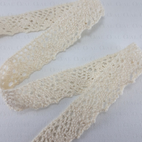 Cotton lace 16mm / 20 yards ecru 3861