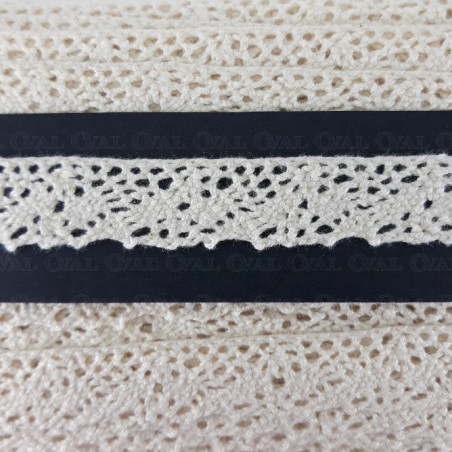Cotton lace 16mm / 20 yards ecru 3861