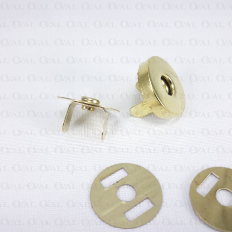 Magnetic gold clasp / 10 or 100 pcs 3864