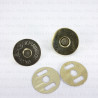 Magnetic gold clasp / 10 or 100 pcs 3864