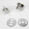 Silver magnetic clasp / 10 or 100 pcs 3865