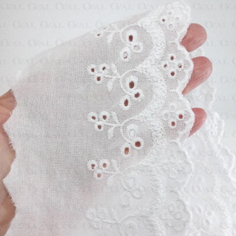 Lace 90mm/1y English embroidery 3097