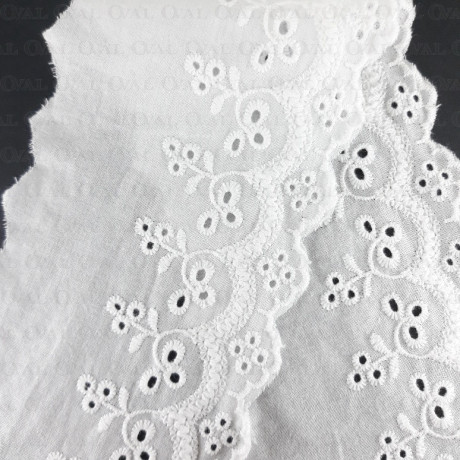 Lace 90mm/1y English embroidery 3097