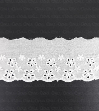 Koronka 60mm/14,5y  haft angielski 3149