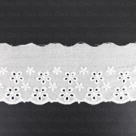 Koronka 60mm/14,5y  haft angielski 3149