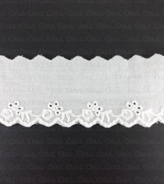 Koronka 47mm/1y  haft angielski 346