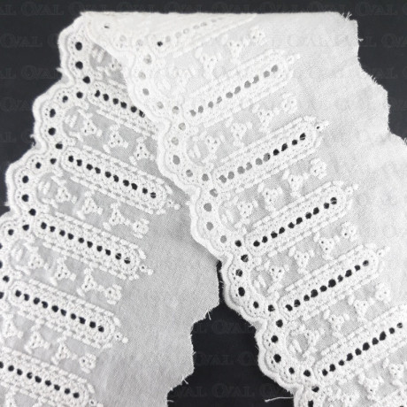 Lace 80mm/1y English embroidery 3082