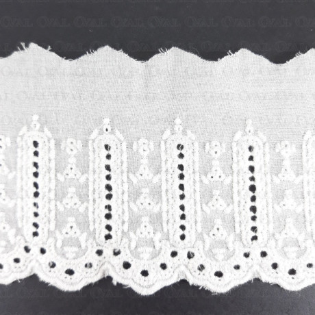 Lace 80mm/1y English embroidery 3082
