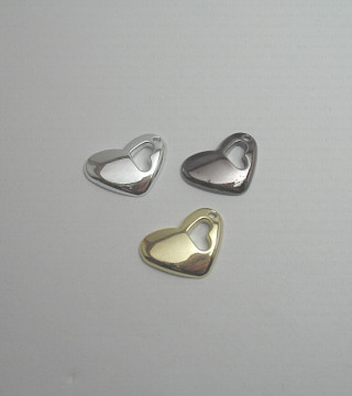 Plastic Pendant Heart no. 1174