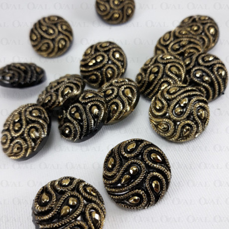 Polyester button 21.5mm/10pcs 3872