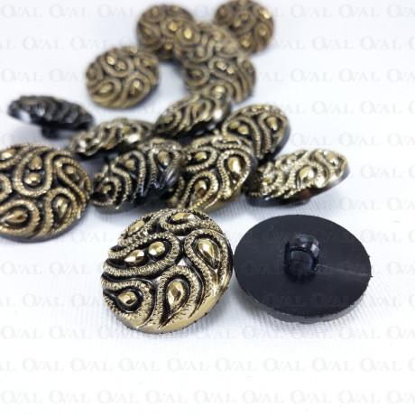 Polyester button 21.5mm/10pcs 3872