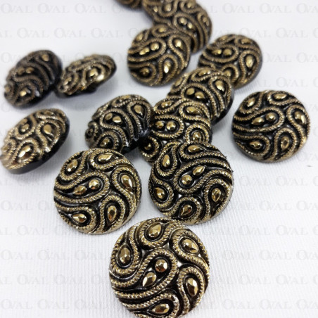 Guzik poliestrowy 21,5mm/10szt  3872