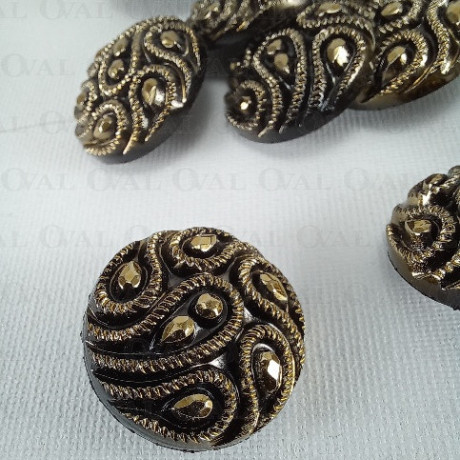 Polyester button 21.5mm/10pcs 3872