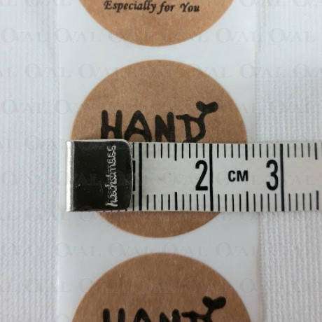 Naklejki papierowe 25mm /20szt  hand made 3875