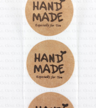 Naklejki papierowe 25mm /20szt  hand made 3875