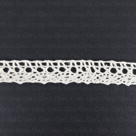 Koronka bawełniana 16mm /20 yard ecru   3876