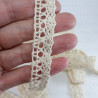 Cotton lace E 16mm /20m, ecru 3876
