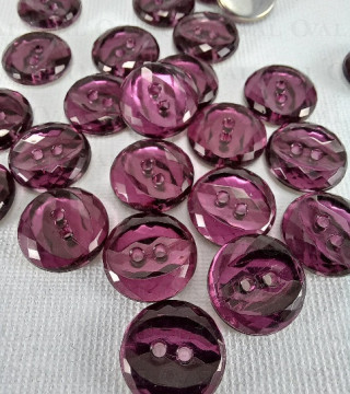 Guzik kryształek 11mm/10szt 3879