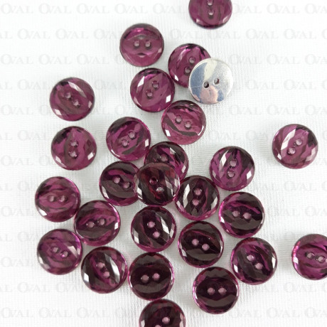 Guzik kryształek 11mm/10szt 3879