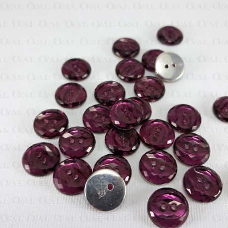 Guzik kryształek 11mm/10szt 3879