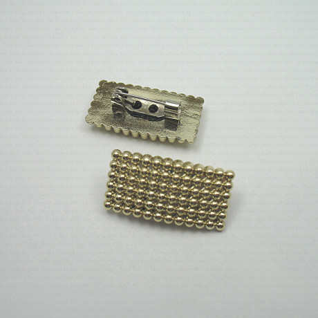 Decorative plastic brooch no. 1186