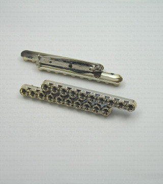 Decorative plastic brooch no. 1187