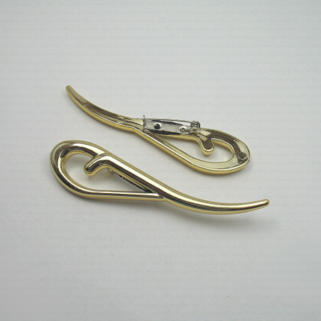 Decorative plastic brooch no. 1188