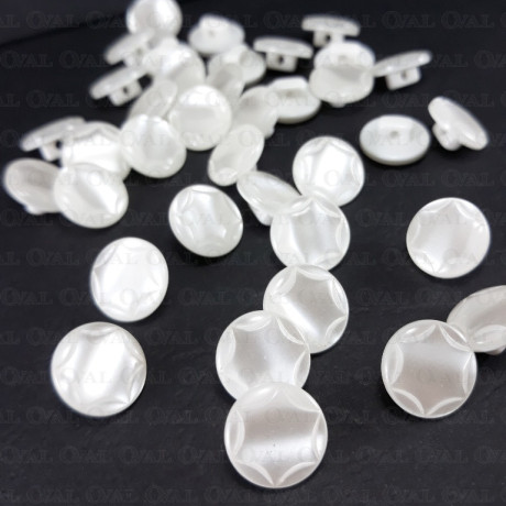 Pearl button 12.5 mm / 10 pcs 3886