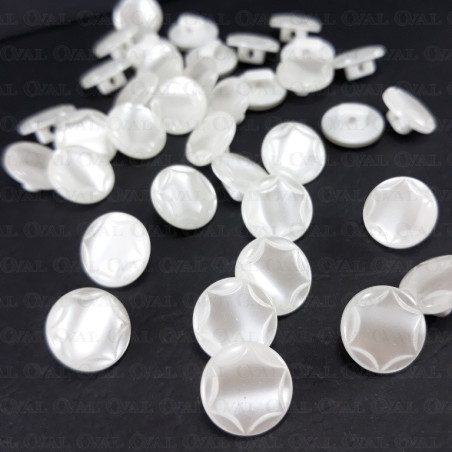 Pearl button 12.5 mm / 10 pcs 3886