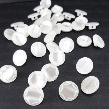 Pearl button 12.5 mm / 10 pcs 3886