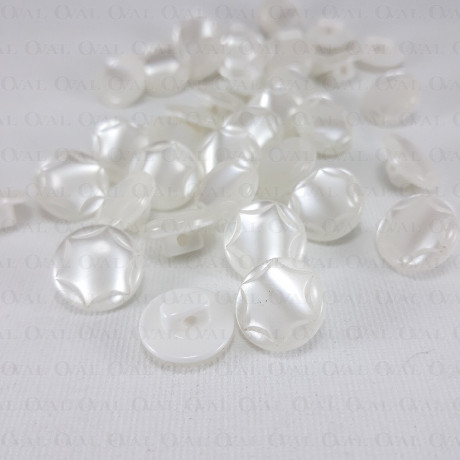 Pearl button 12.5 mm / 10 pcs 3886