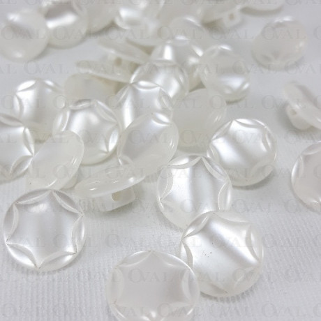Pearl button 12.5 mm / 10 pcs 3886