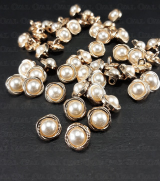 Metal button 11mm / 10 or 100 pcs 3887