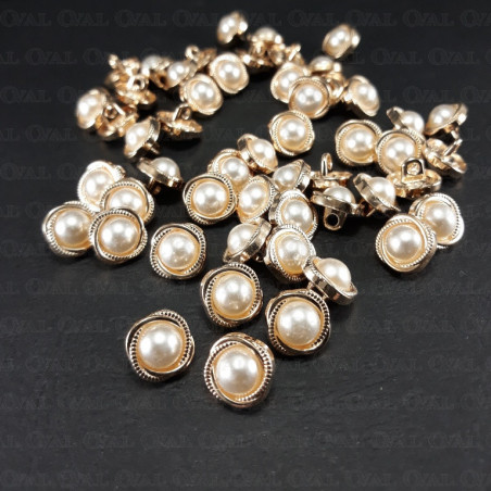 Metal button 11mm / 10 or 100 pcs 3887