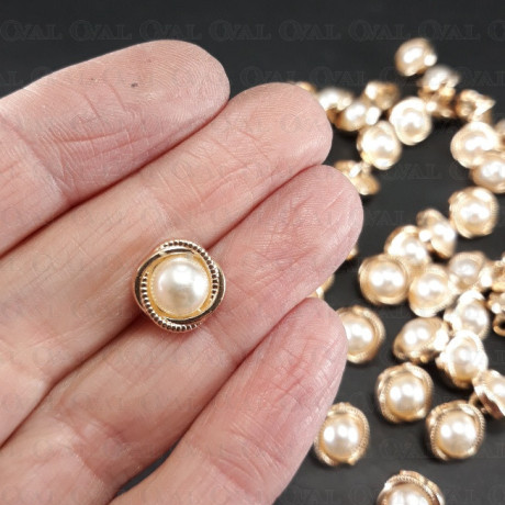 Metal button 11mm / 10 or 100 pcs 3887