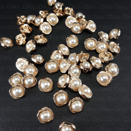 Metal button 11mm / 10 or 100 pcs 3887