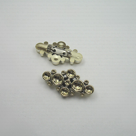 Ozdobna plastikowa broszka nr 1189