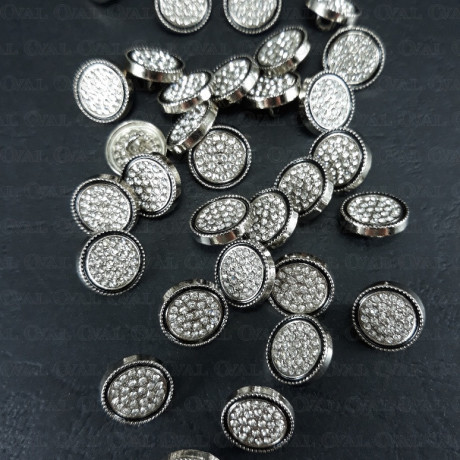 Metal button 12mm / 10 or 100 pcs 3889