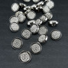 Metal button 12mm / 10 or 100 pcs 3889