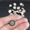 Metal button 12mm / 10 or 100 pcs 3889