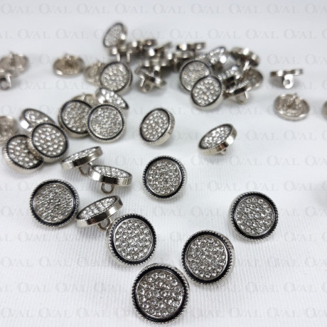 Metal button 12mm / 10 or 100 pcs 3889