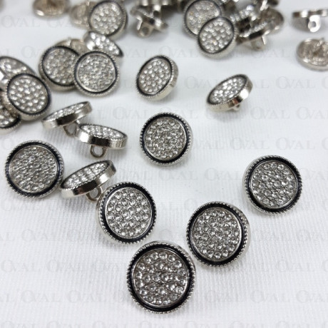 Metal button 12mm / 10 or 100 pcs 3889