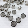 Metal button 12mm / 10 or 100 pcs 3889