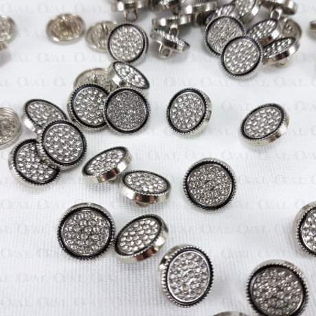 Guzik metalowy 12mm/10 lub 100szt  3889