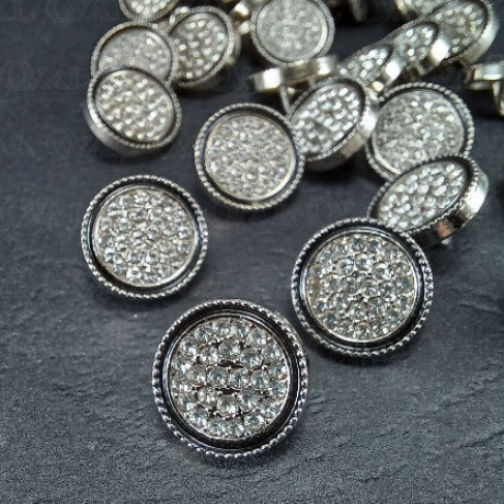 Metal button 12mm / 10 or 100 pcs 3889